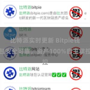 比特派实时更新 Bitpie钱包安全可靠，资产100%自主掌控