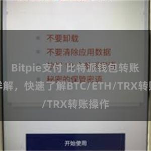 Bitpie支付 比特派钱包转账教程详解，快速了解BTC/ETH/TRX转账操作