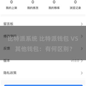 比特派系统 比特派钱包 VS 其他钱包：有何区别？