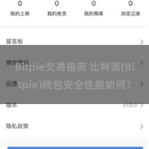 Bitpie交易指南 比特派(Bitpie)钱包安全性能如何？